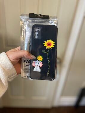 Samsung Galaxy A03S Phone Case Sunflower & Elephant Pattern, You Are My Sunshine